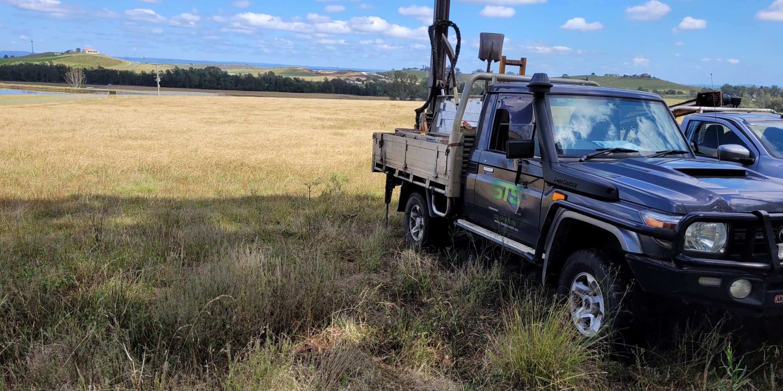 Drilling all across NSW with 4WD vehicle